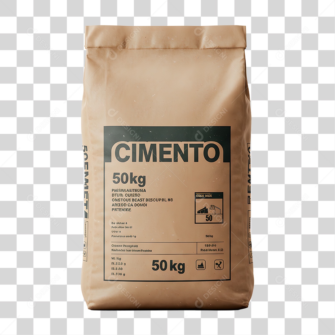 Saco de Cimento PNG Transparente