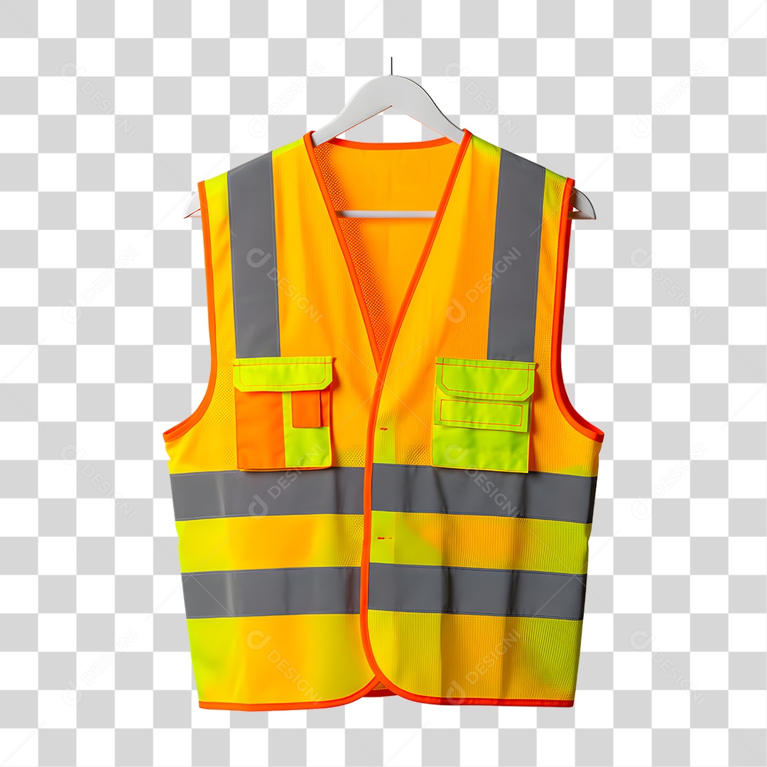 Colete de Sinalização PNG Transparente