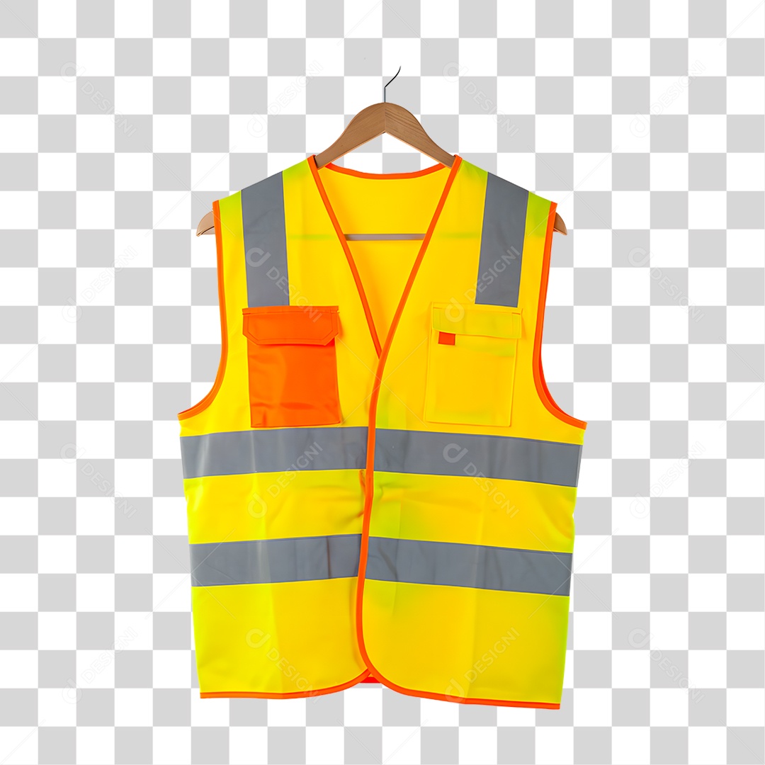 Colete de Sinalização PNG Transparente