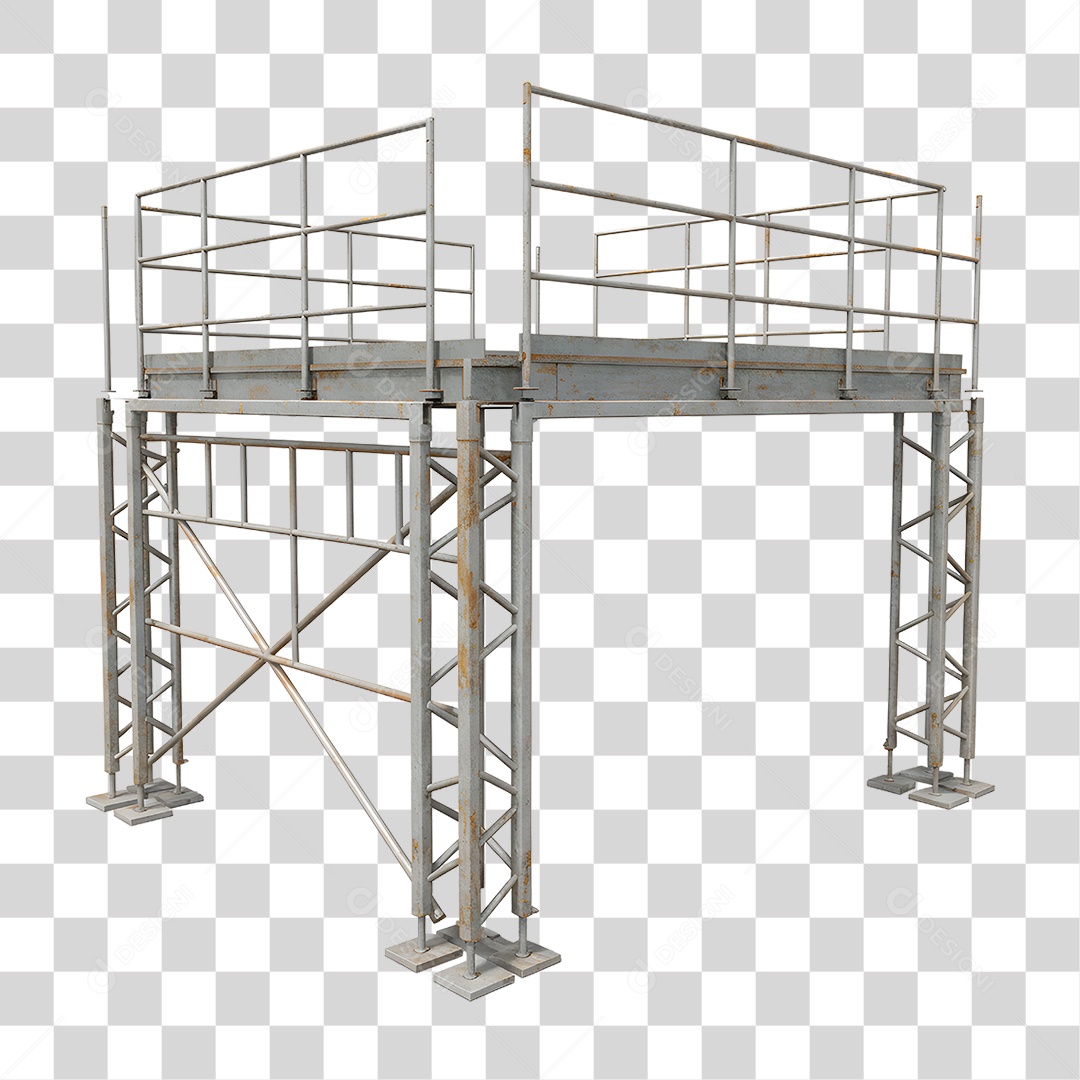 Estrutura de Ferro PNG Transparente