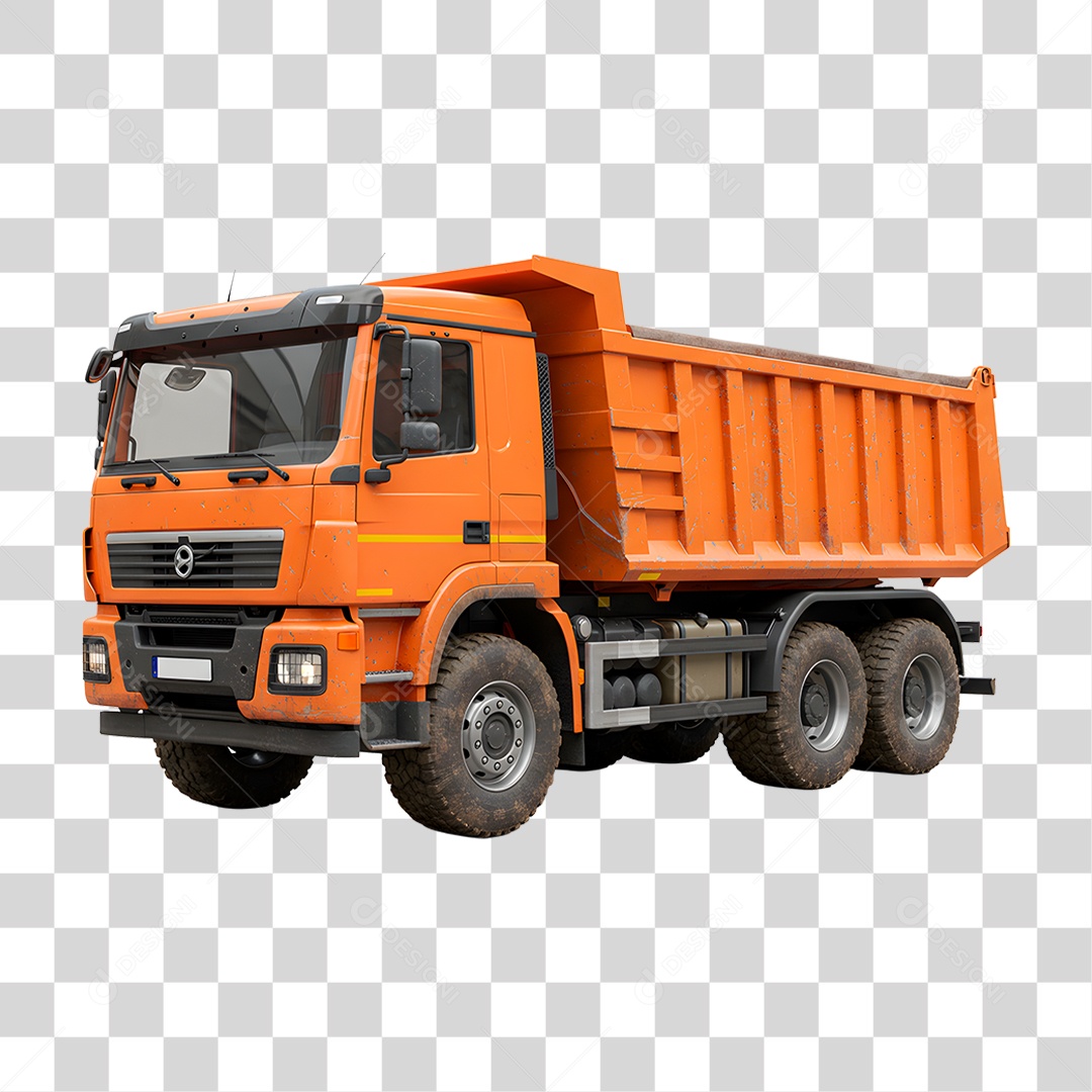 Caminhão Caçamba PNG Transparente