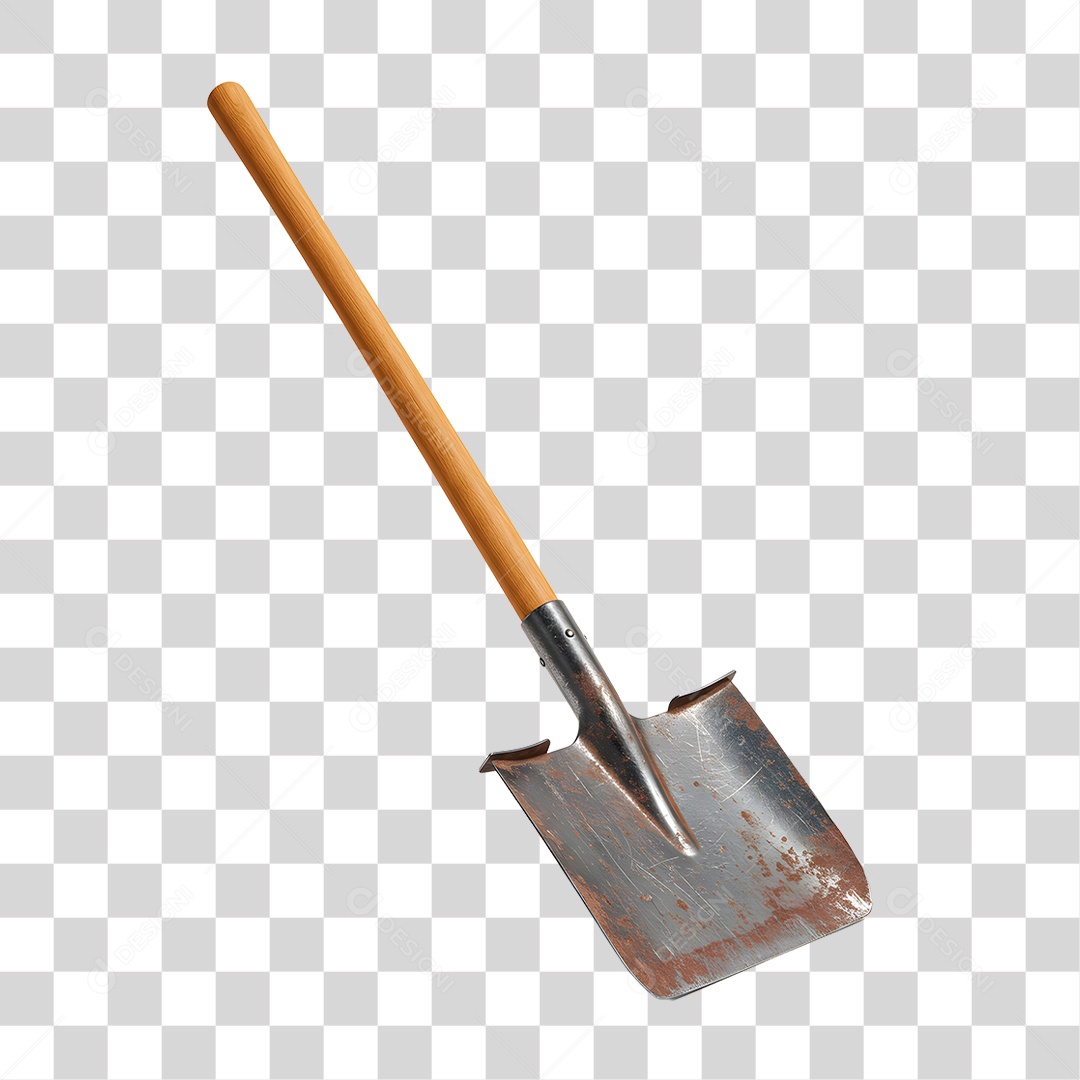 Pá de Jardinagem PNG Transparente