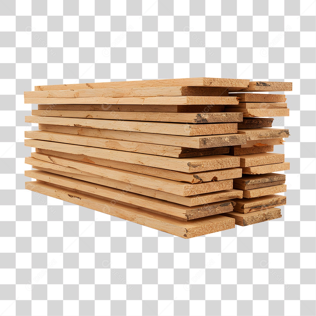 Pilha de Tábuas PNG Transparente