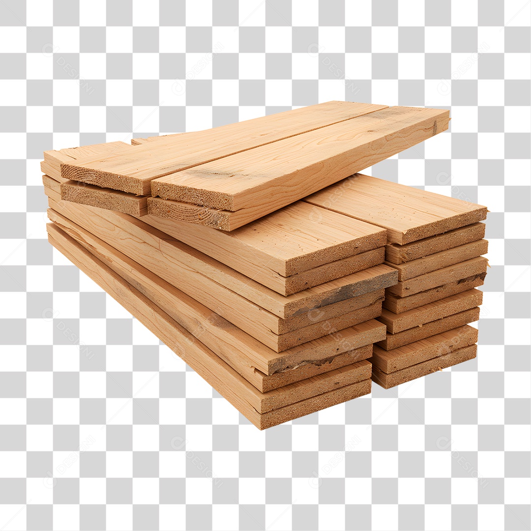 Pilha de Tábuas PNG Transparente