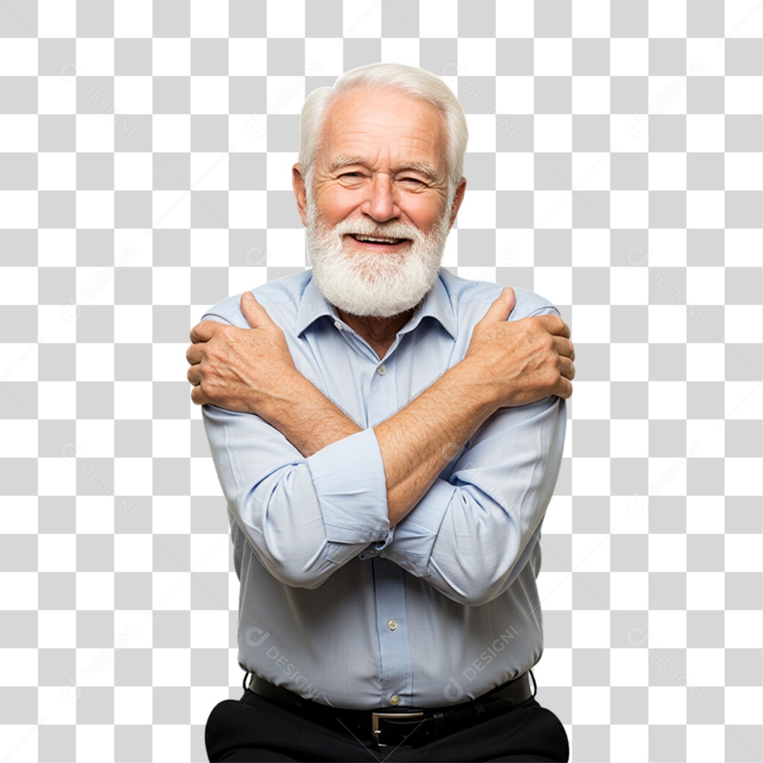 Homem Senhor Sorrindo PNG Transparente