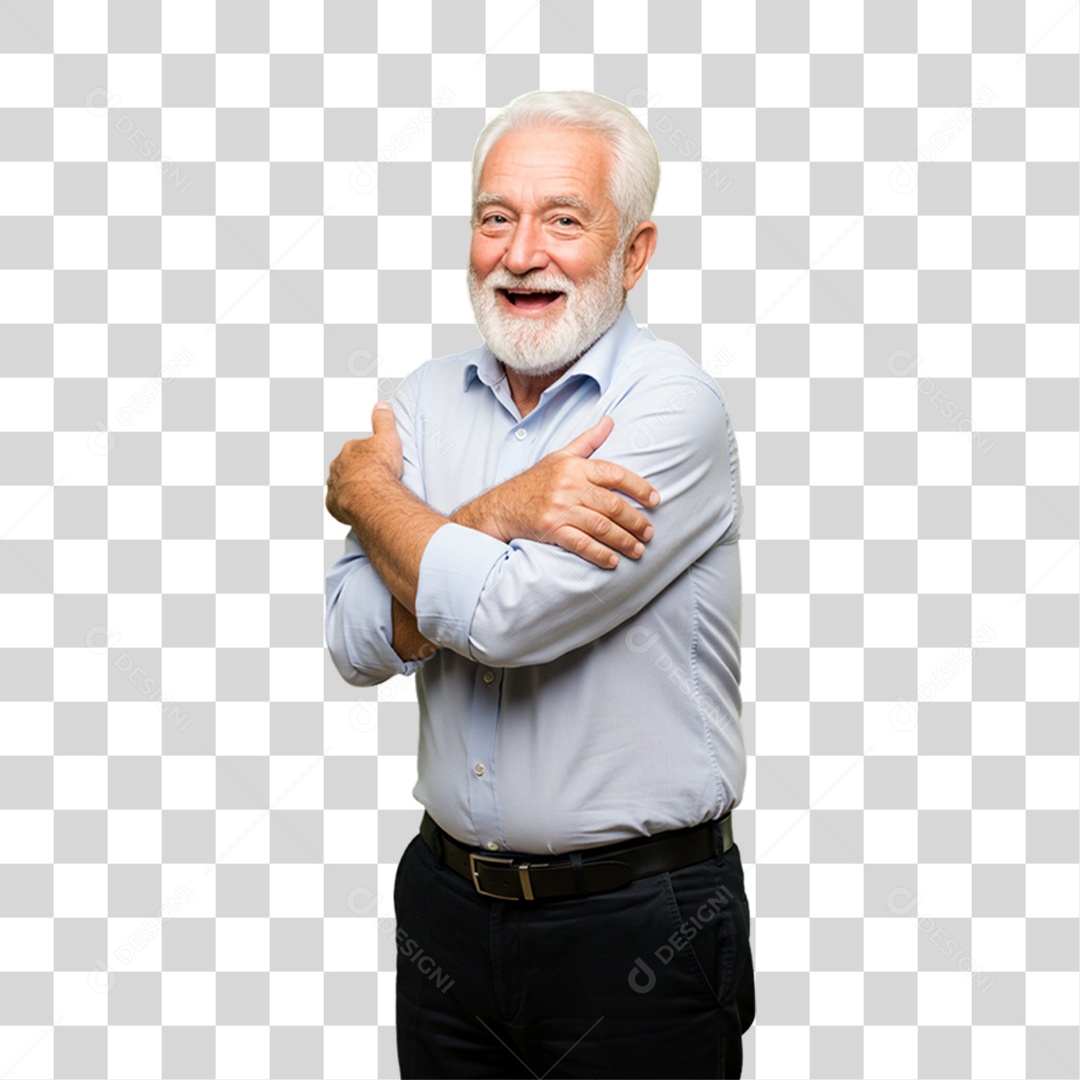 Homem Senhor Sorrindo PNG Transparente