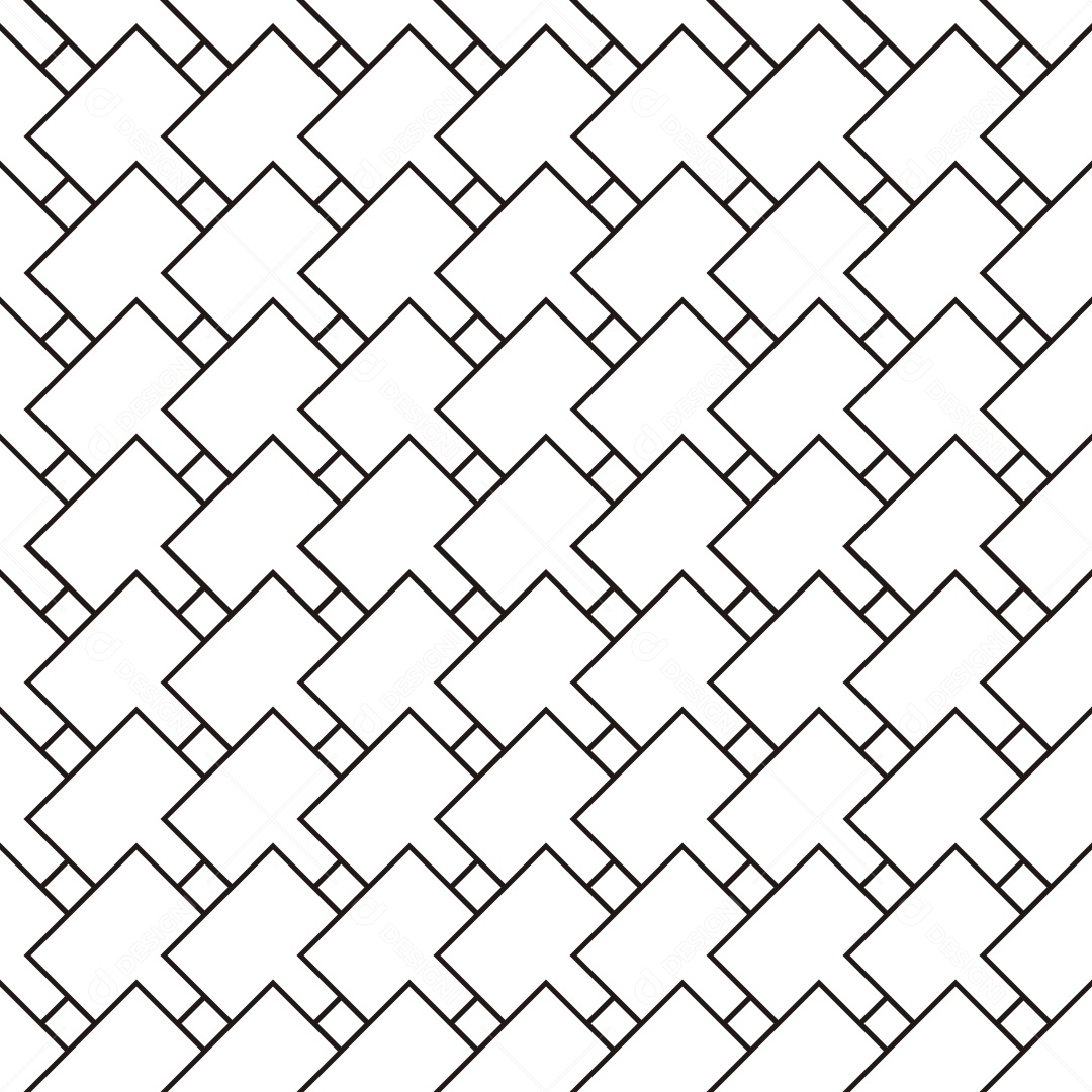 Desenho Sem Emendas de Padrão Espinha de Peixe Ilustração Vetor EPS