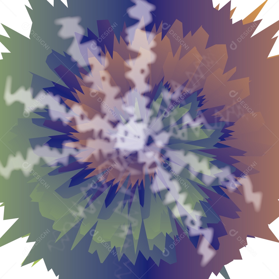 Formas Dinâmicas Ilustração Vetor EPS