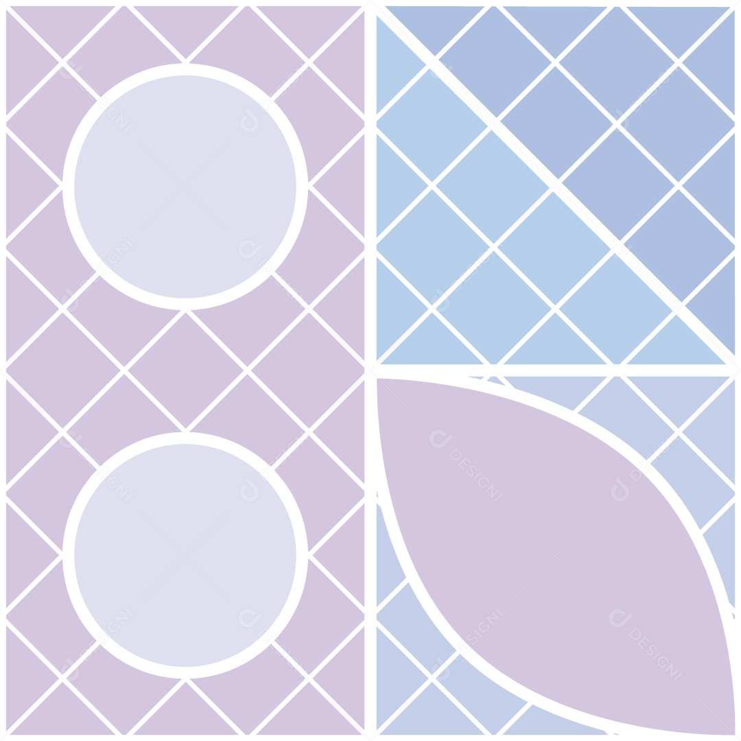 Padrão de Mosaico Geométrico Ilustração Vetor EPS