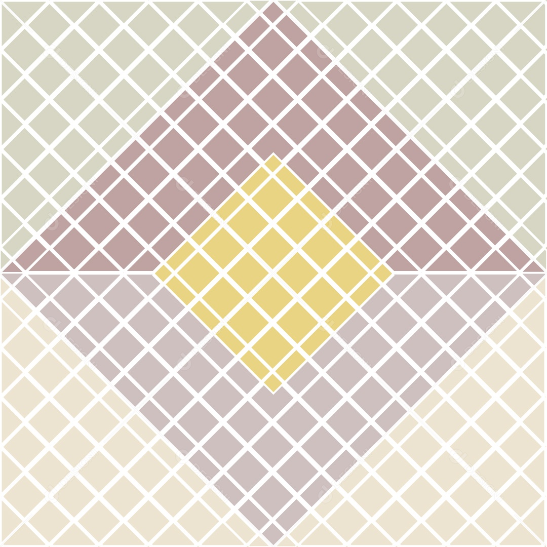 Padrão de Mosaico Geométrico Ilustração Vetor EPS