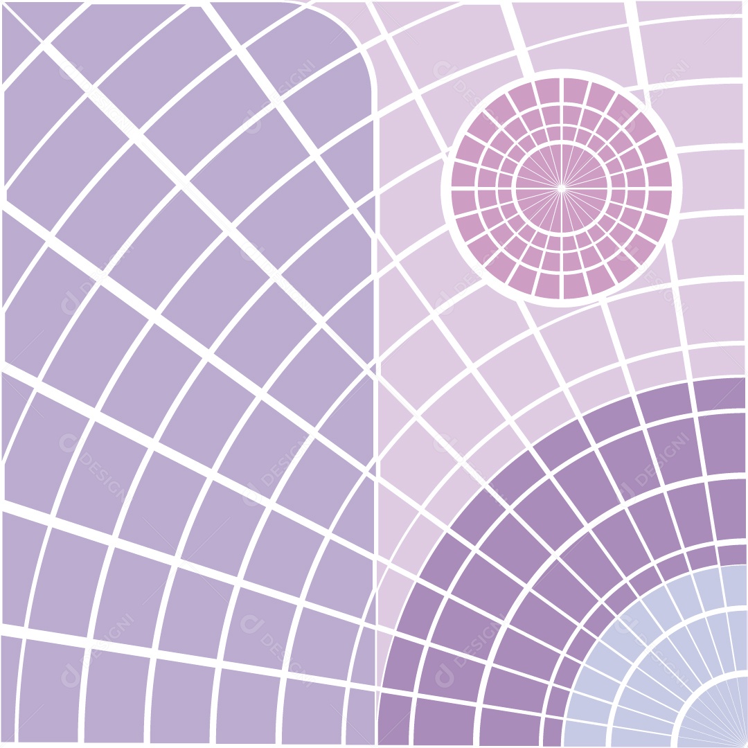 Padrão de Mosaico Geométrico Ilustração Vetor EPS