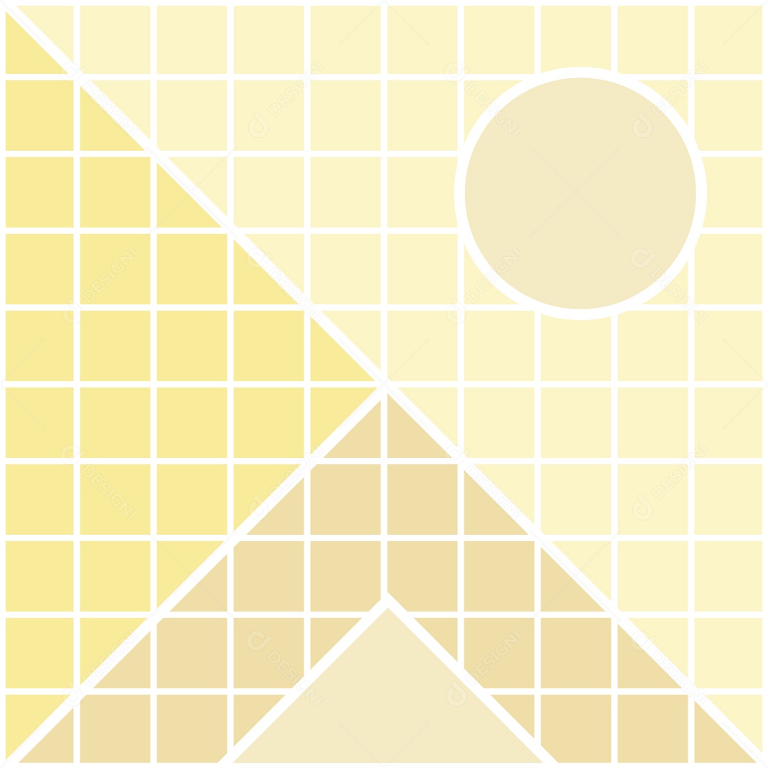 Padrão de Mosaico Geométrico Ilustração Vetor EPS