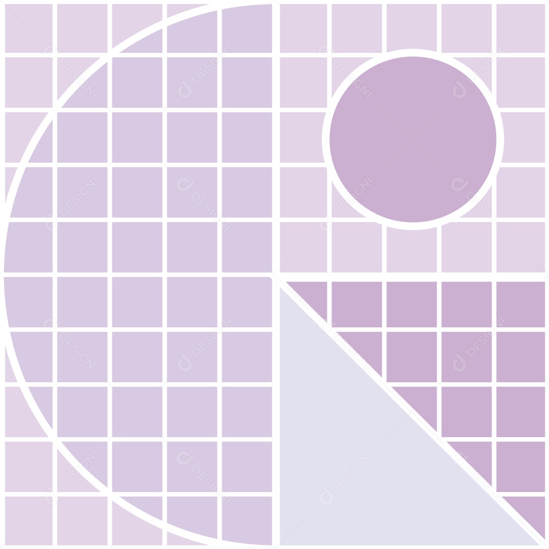 Padrão de Mosaico Geométrico Ilustração Vetor EPS