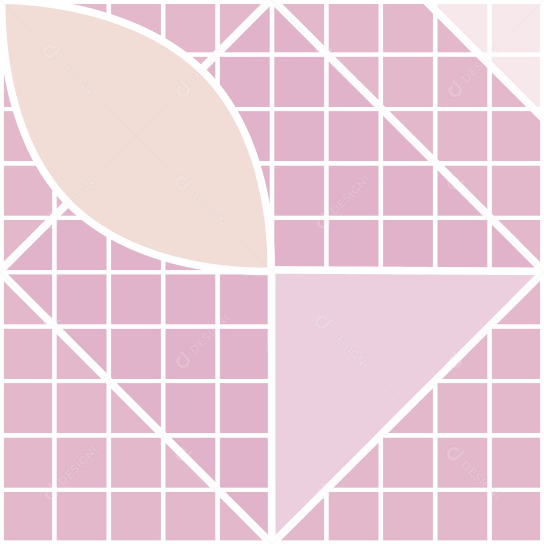 Padrão de Mosaico Geométrico Ilustração Vetor EPS