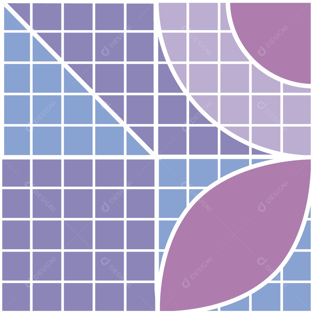 Padrão de Mosaico Geométrico Ilustração Vetor EPS