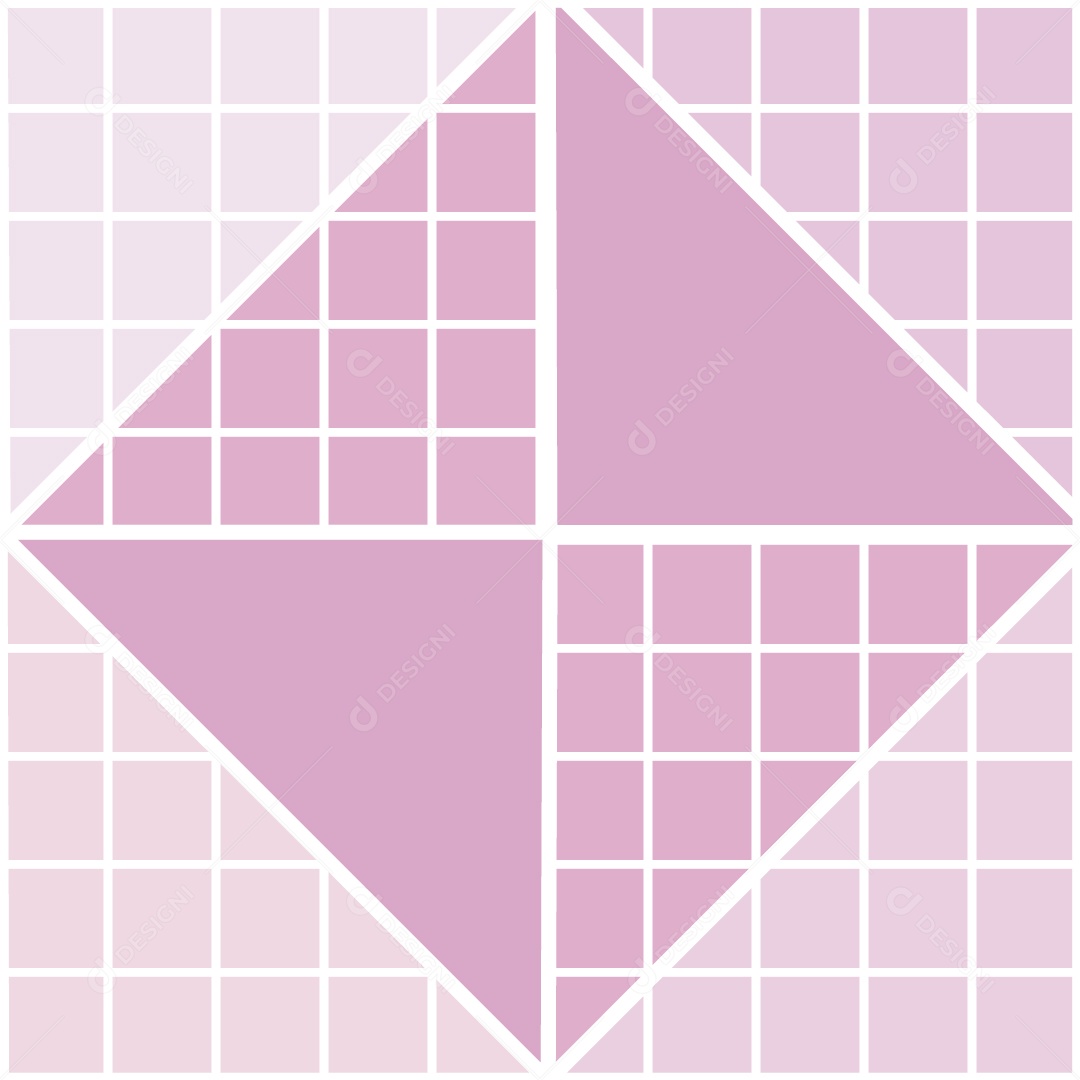 Padrão de Mosaico Geométrico Ilustração Vetor EPS