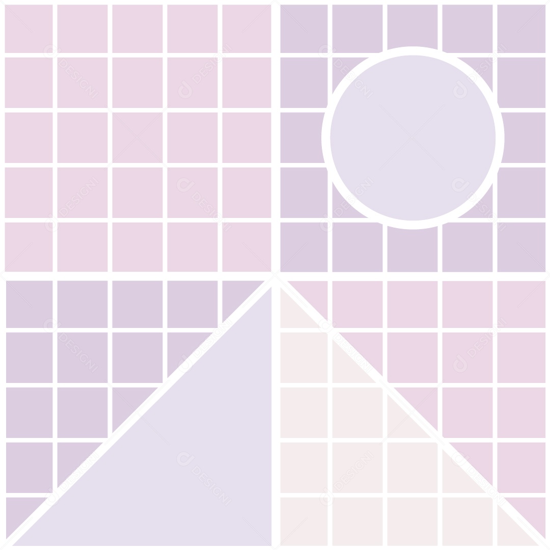 Padrão de Mosaico Geométrico Ilustração Vetor EPS