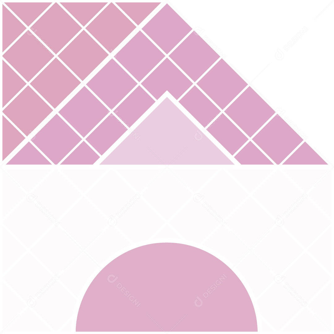 Padrão de Mosaico Geométrico Ilustração Vetor EPS