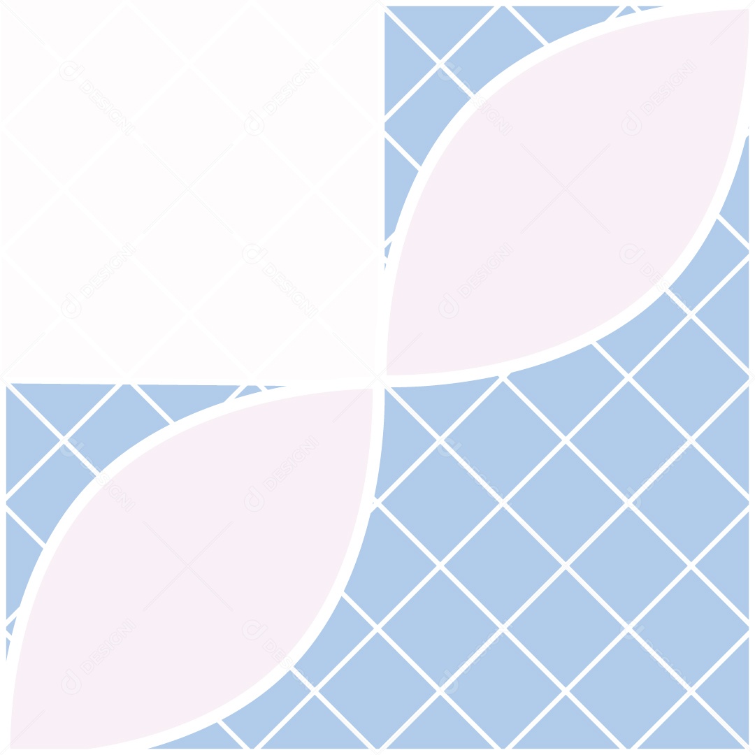 Padrão de Mosaico Geométrico Ilustração Vetor EPS