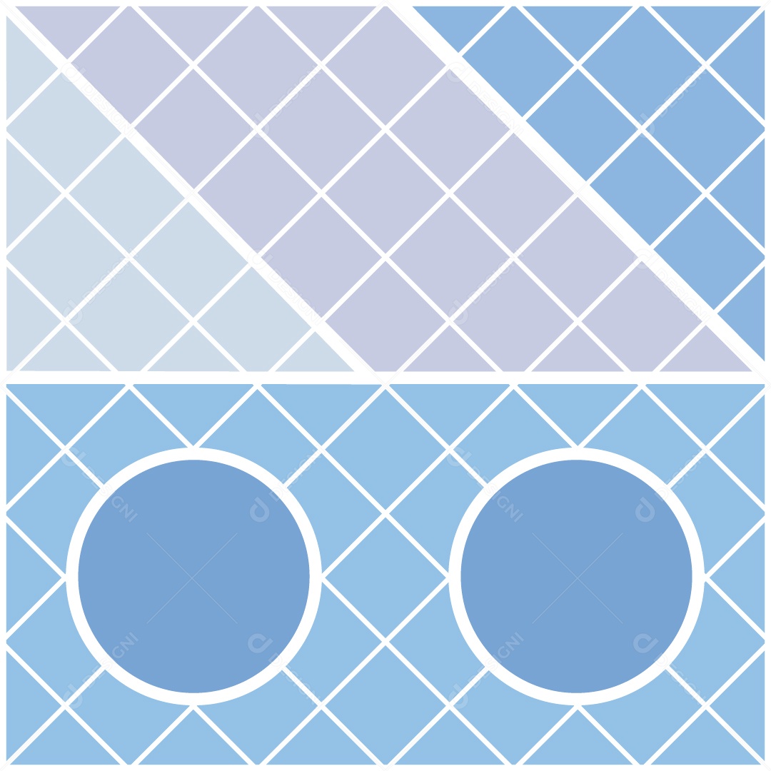 Padrão de Mosaico Geométrico Ilustração Vetor EPS