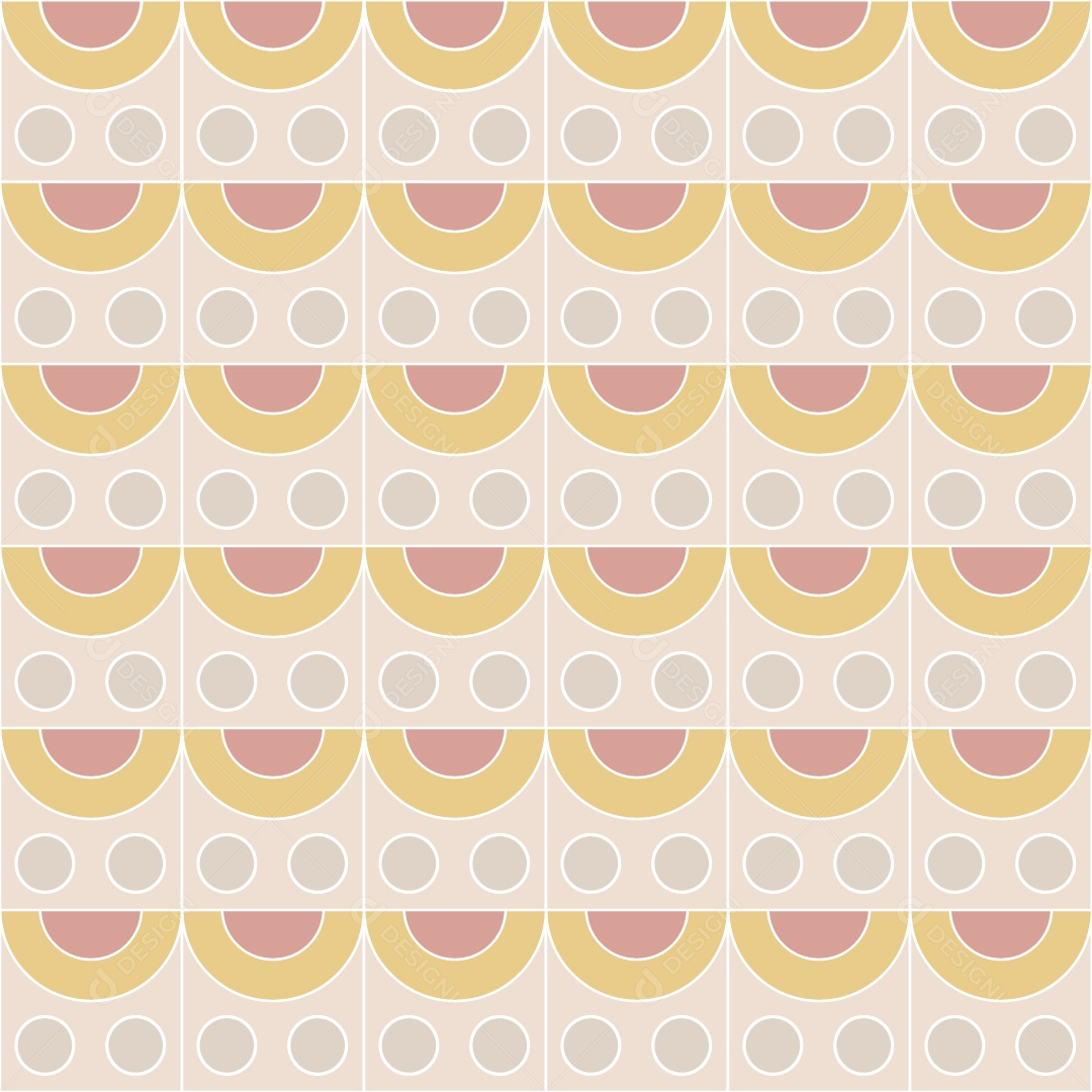 Padrão de Mosaico Geométrico Ilustração Vetor EPS