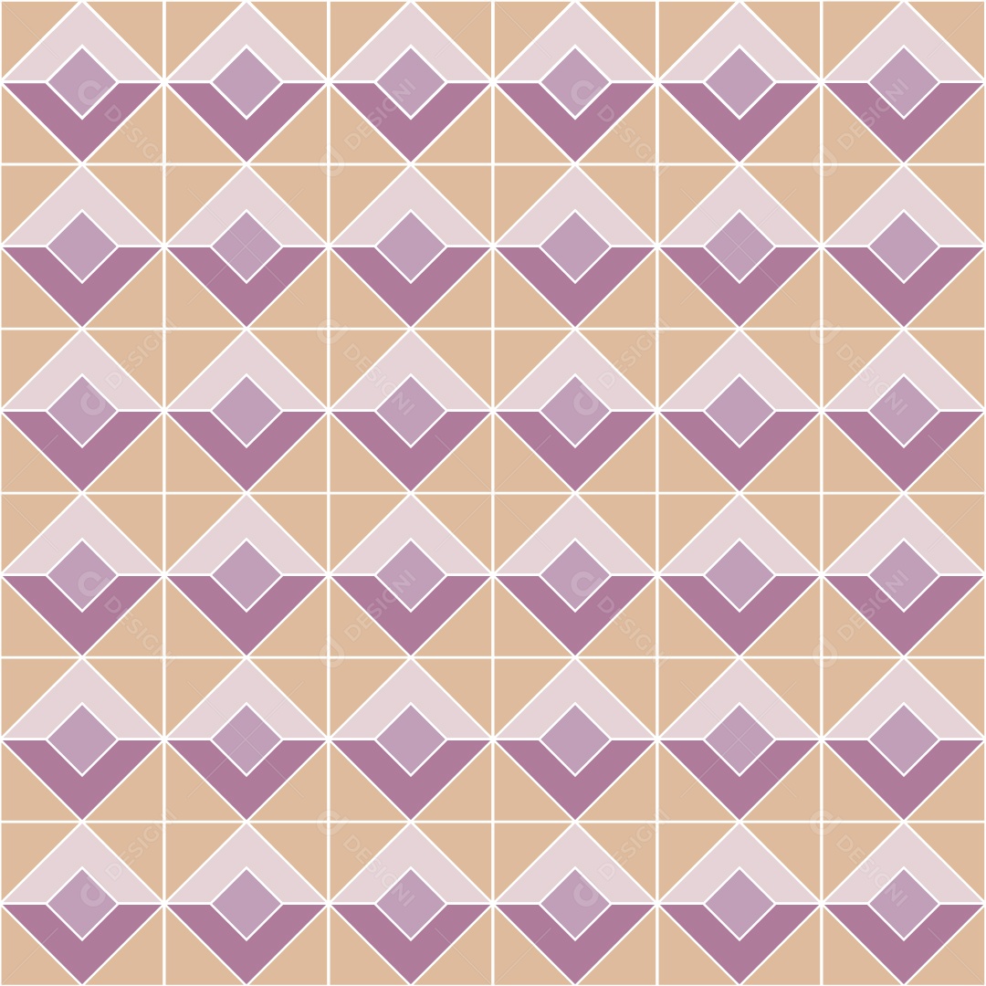 Padrão de Mosaico Geométrico Ilustração Vetor EPS