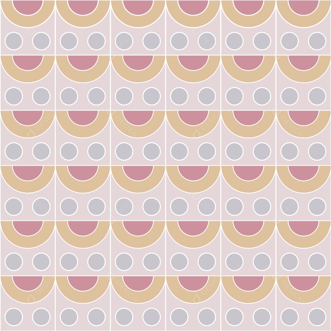 Padrão de Mosaico Geométrico Ilustração Vetor EPS