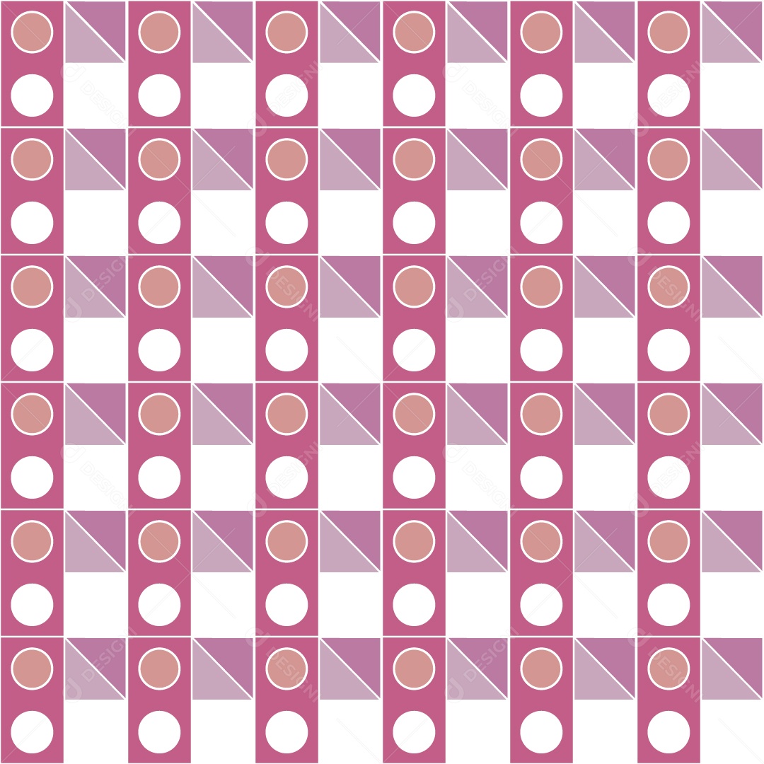 Padrão de Mosaico Geométrico Ilustração Vetor EPS