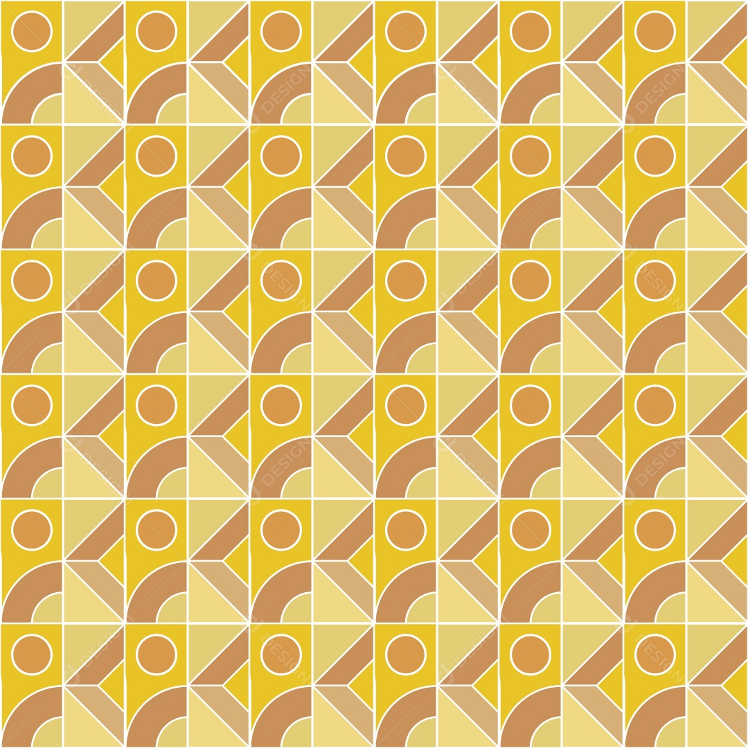 Padrão de Mosaico Geométrico Ilustração Vetor EPS