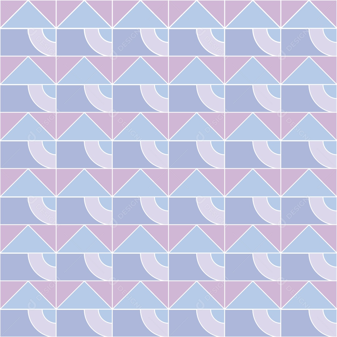 Padrão de Mosaico Geométrico Ilustração Vetor EPS