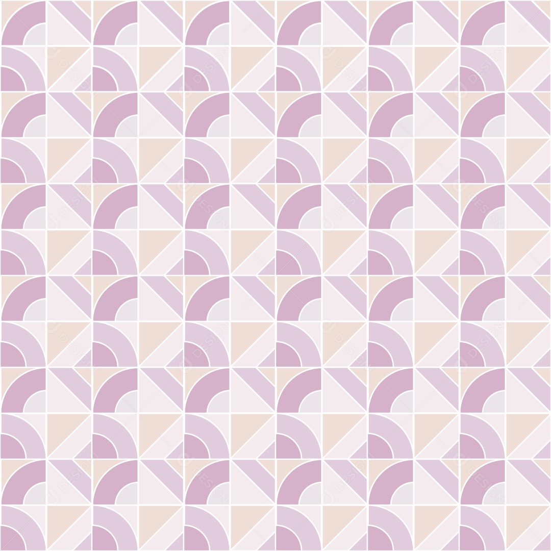 Padrão de Mosaico Geométrico Ilustração Vetor EPS