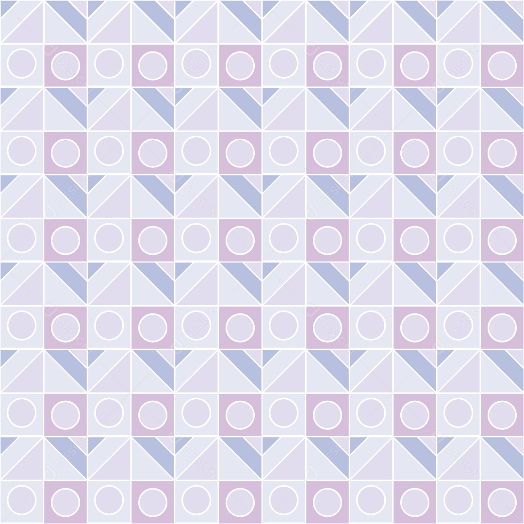 Padrão de Mosaico Geométrico Ilustração Vetor EPS