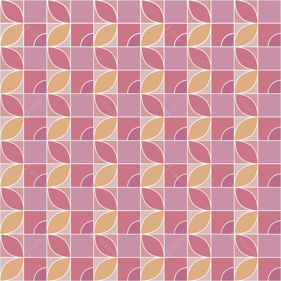 Padrão de Mosaico Geométrico Ilustração Vetor EPS