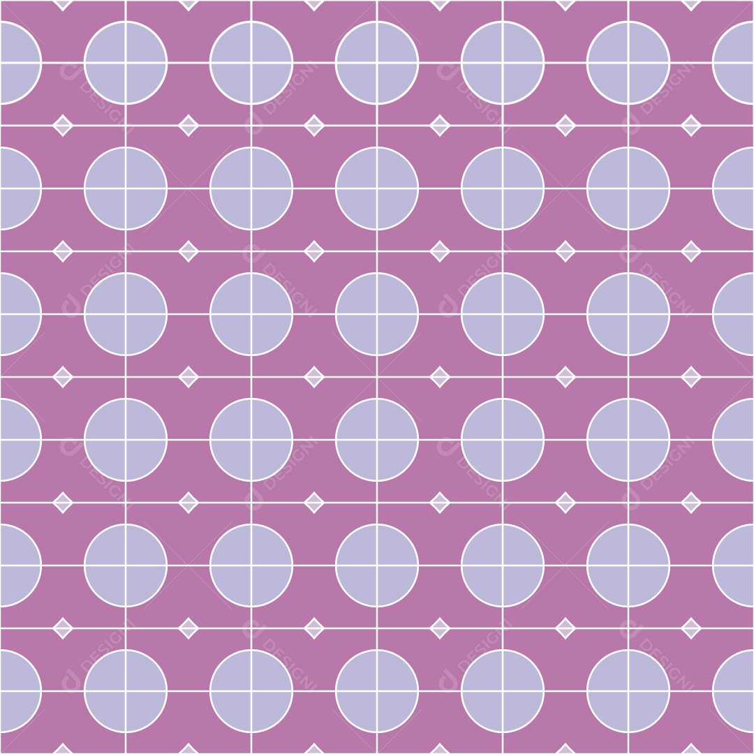 Padrão de Mosaico Geométrico Ilustração Vetor EPS