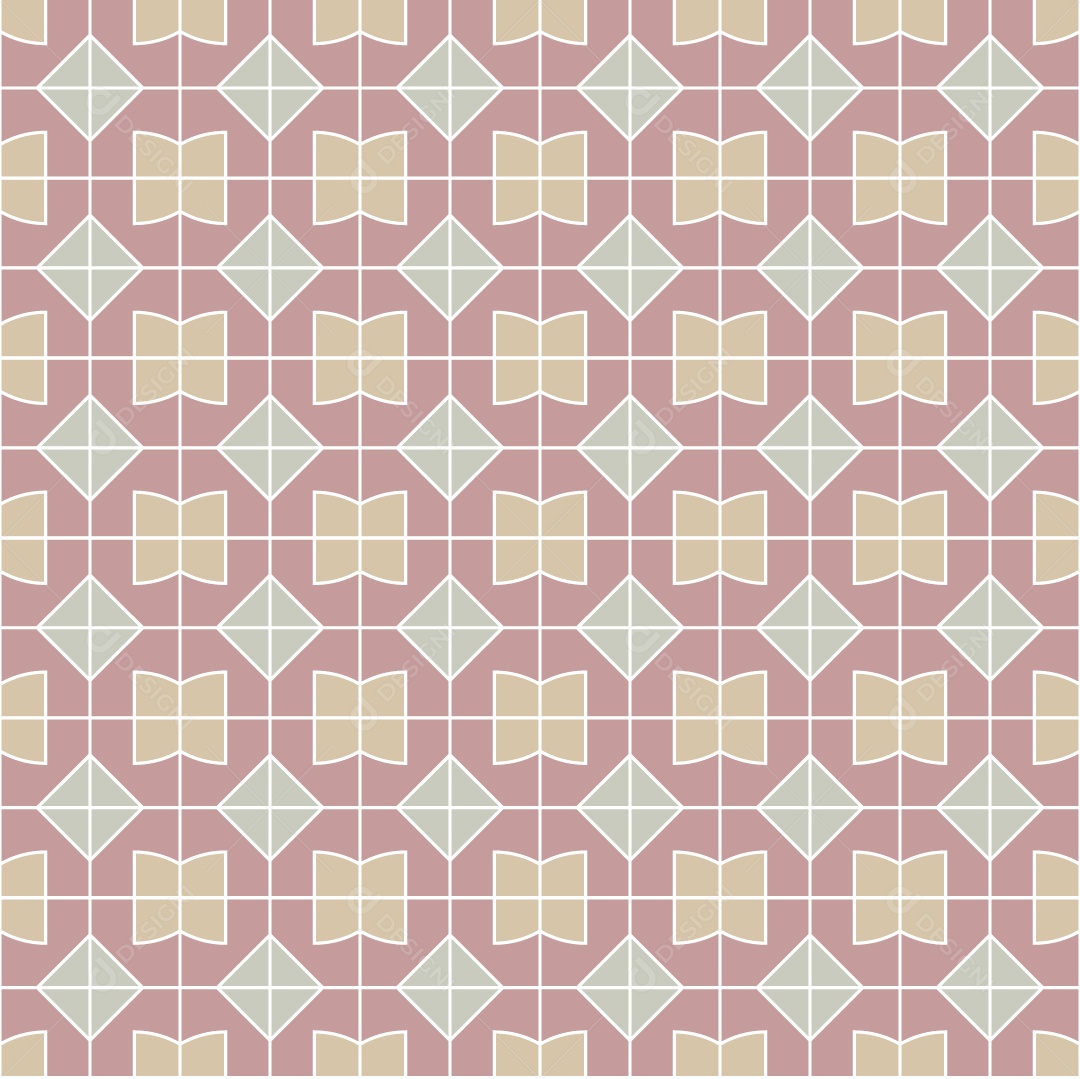 Padrão de Mosaico Geométrico Ilustração Vetor EPS