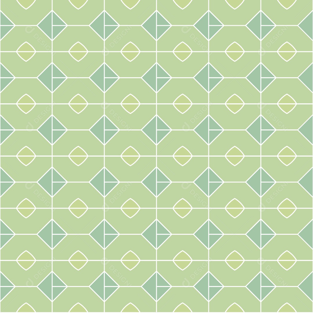 Padrão de Mosaico Geométrico Ilustração Vetor EPS