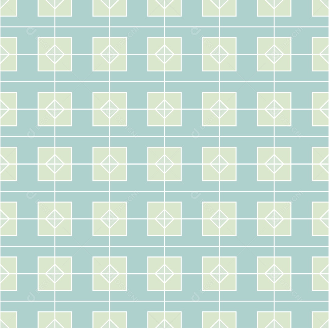 Padrão de Mosaico Geométrico Ilustração Vetor EPS