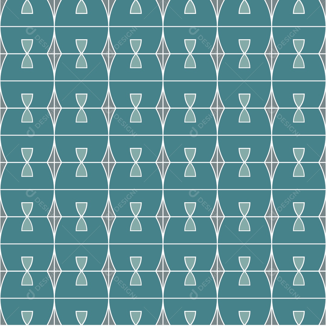 Padrão de Mosaico Geométrico Ilustração Vetor EPS