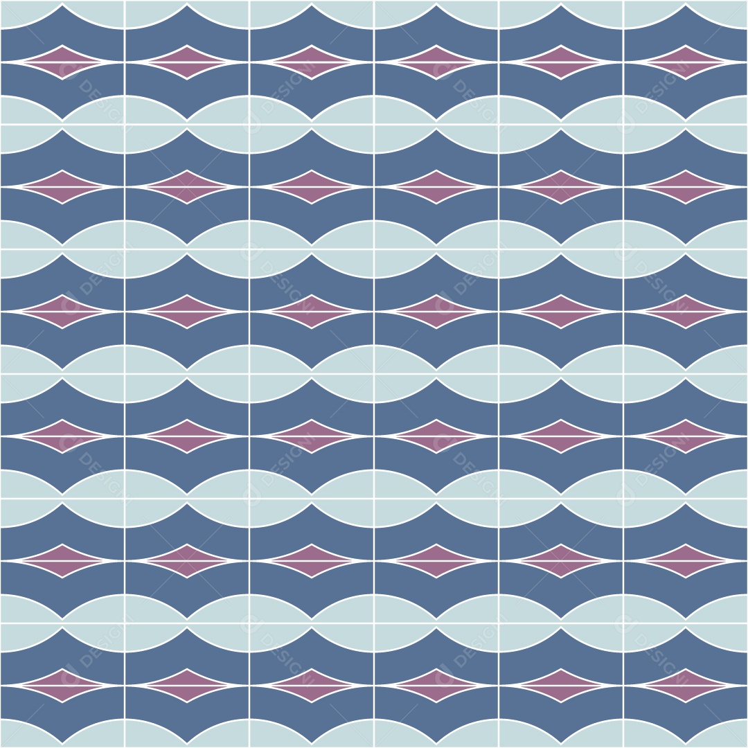 Padrão de Mosaico Geométrico Ilustração Vetor EPS