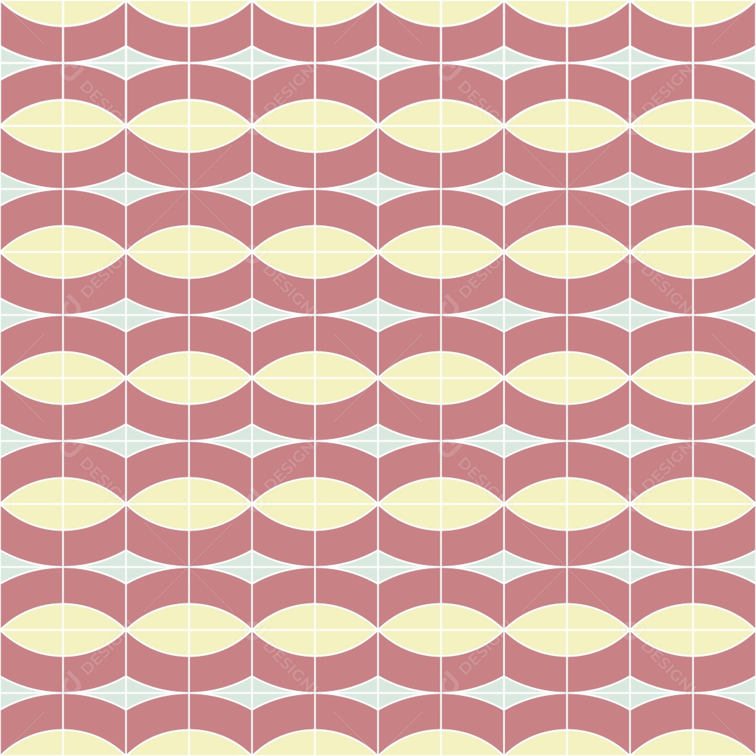 Padrão de Mosaico Geométrico Ilustração Vetor EPS