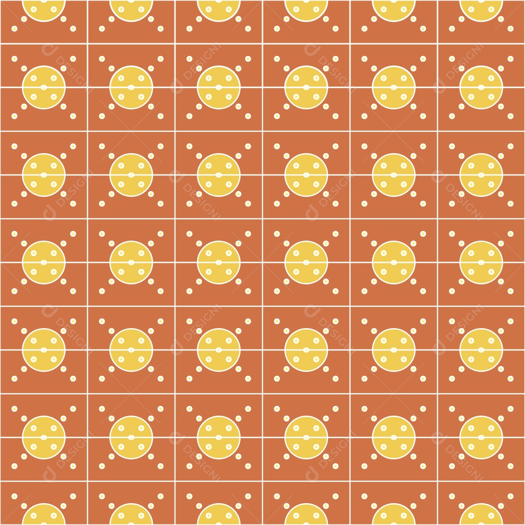 Padrão de Mosaico Geométrico Ilustração Vetor EPS