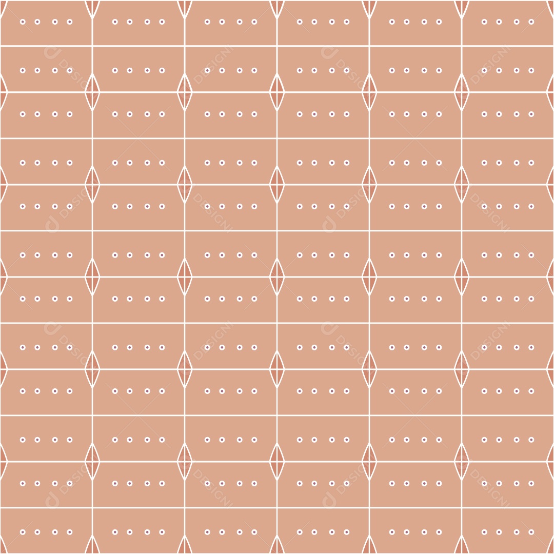 Padrão de Mosaico Geométrico Ilustração Vetor EPS