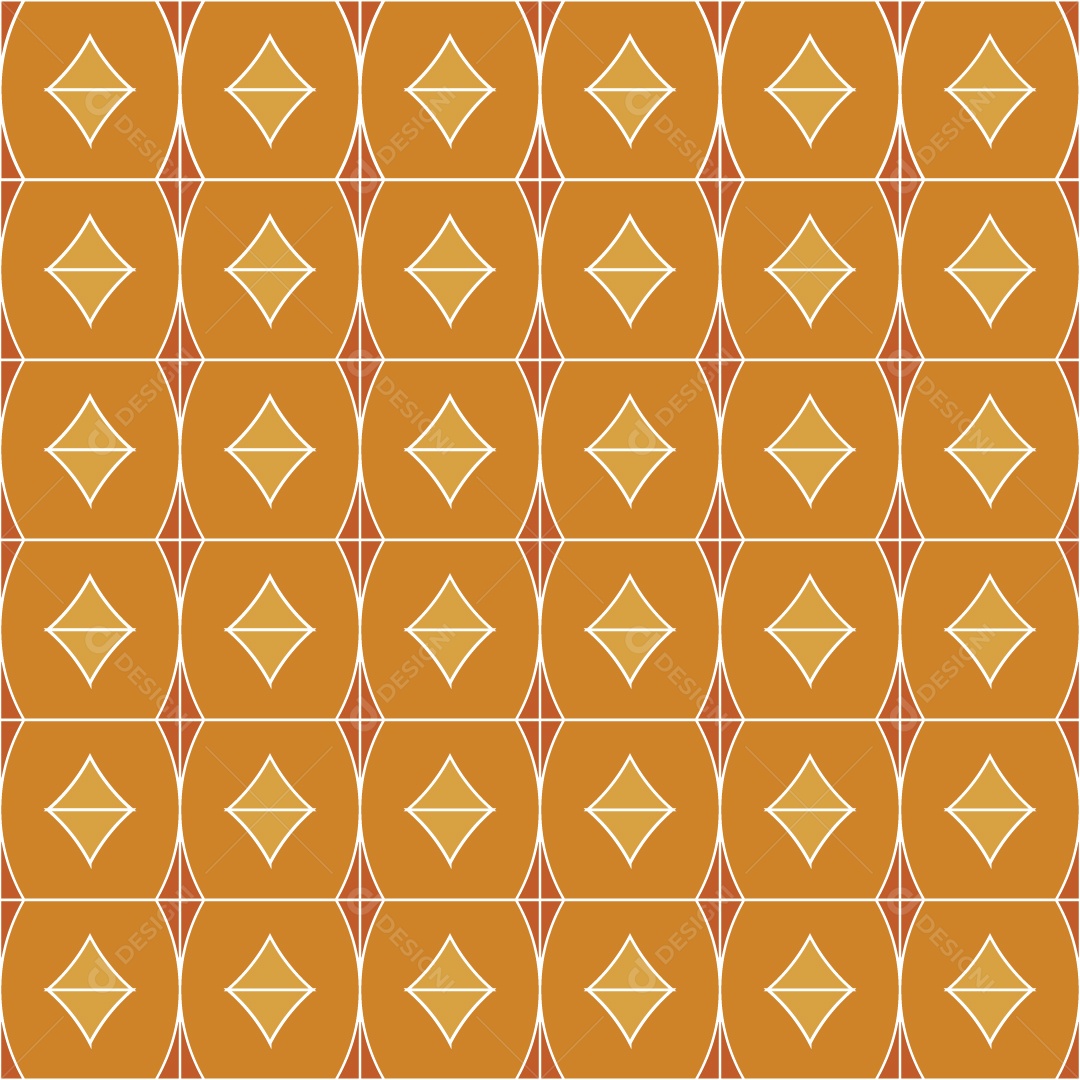 Padrão de Mosaico Geométrico Ilustração Vetor EPS