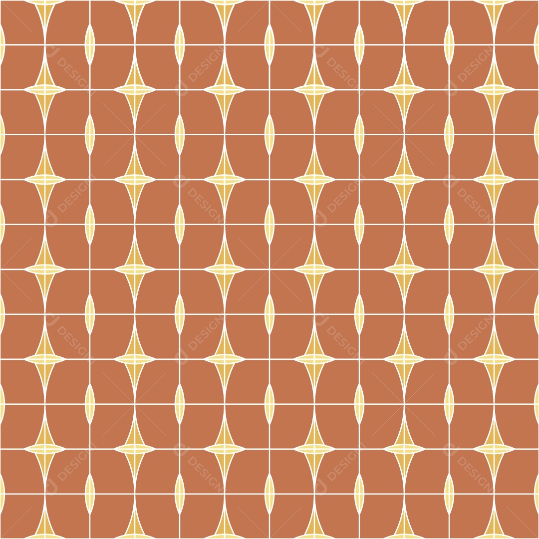 Padrão de Mosaico Geométrico Ilustração Vetor EPS