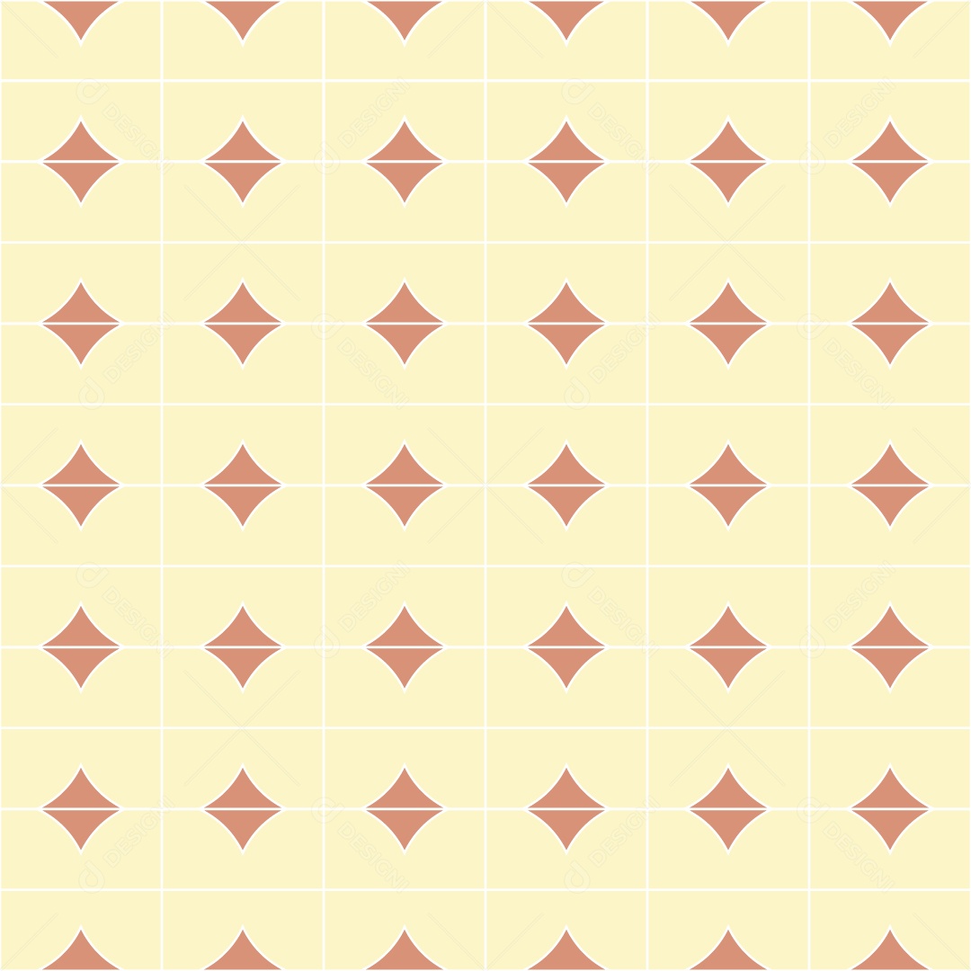 Padrão de Mosaico Geométrico Ilustração Vetor EPS