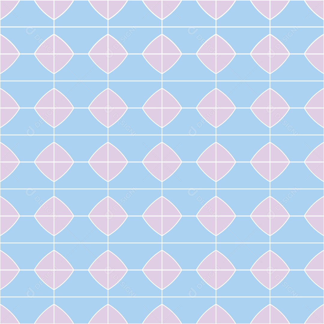 Padrão de Mosaico Geométrico Ilustração Vetor EPS