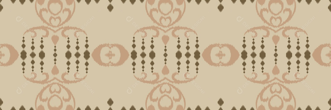 Padrão Tribal Tradicional Ilustração Vetor EPS