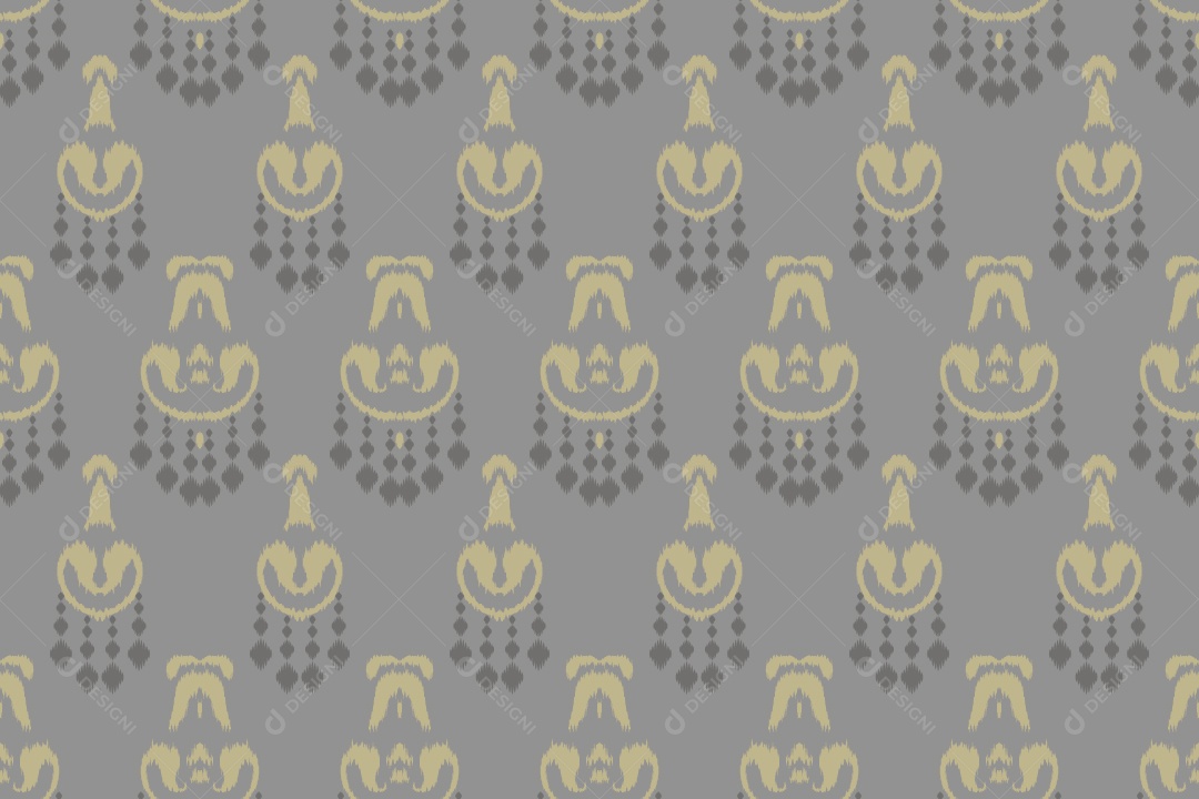 Padrão Tribal Tradicional Ilustração Vetor EPS