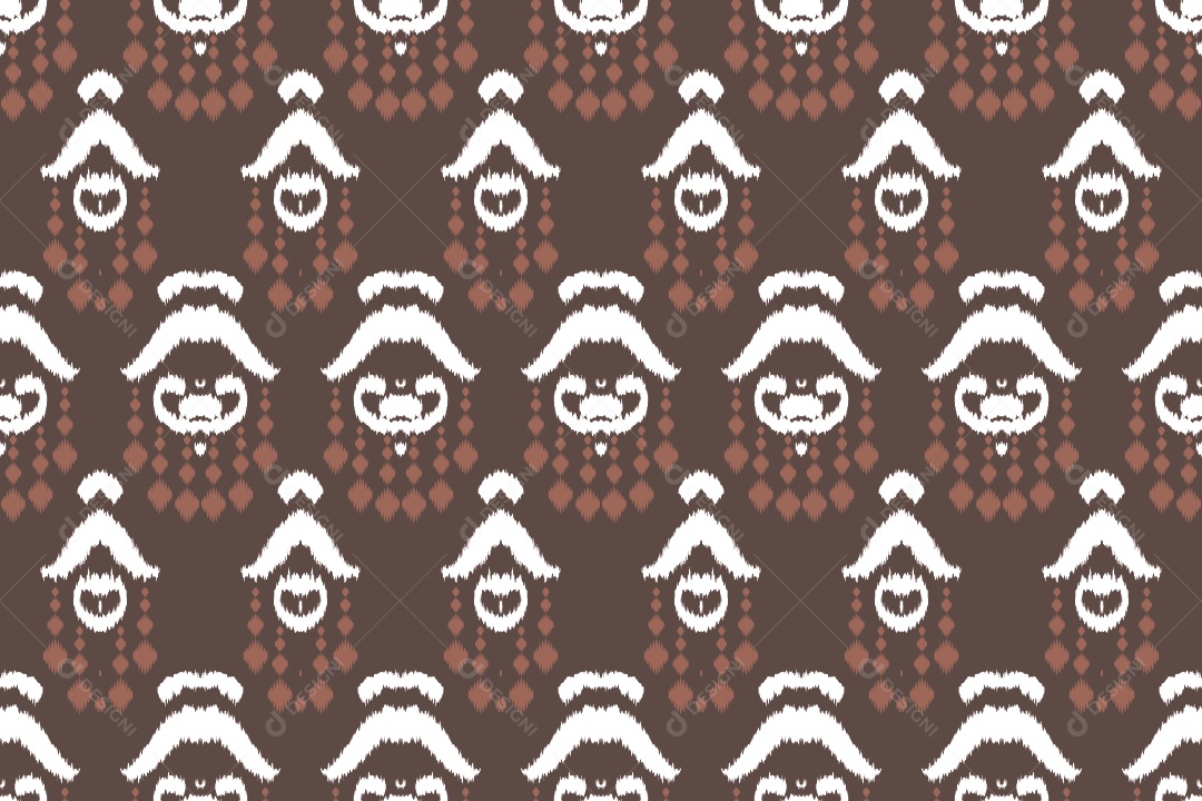 Padrão Tribal Tradicional Ilustração Vetor EPS