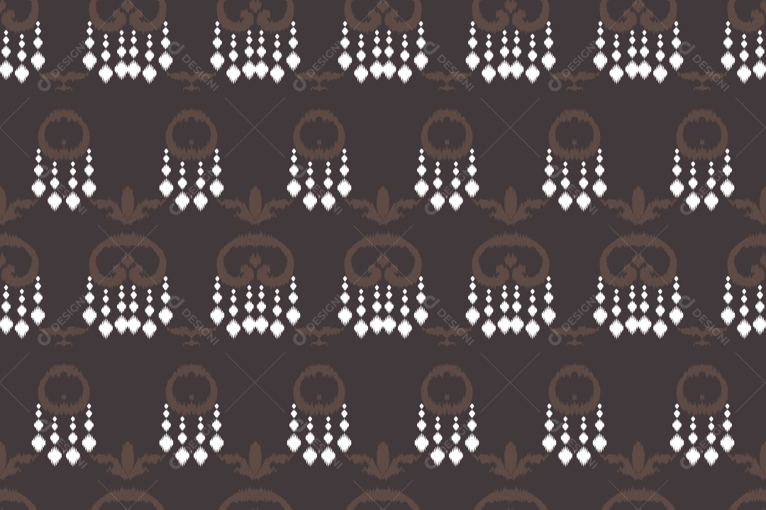 Padrão Tribal Tradicional Ilustração Vetor EPS